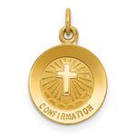Load image into Gallery viewer, 14K Yellow Gold Confirmation Charm