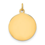 Load image into Gallery viewer, 14K Yellow Gold Saint Luke Medal Charm 15mm width