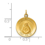 Load image into Gallery viewer, 14K Yellow Gold Mother Cabrini Medal Charm