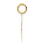 Load image into Gallery viewer, 14K Yellow Gold Solid Star of David Disc Charm