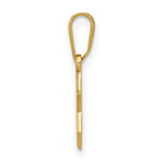 Load image into Gallery viewer, 14K Yellow Gold Star of David Pendant 17mm length