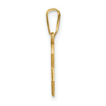 Load image into Gallery viewer, 14K Yellow Gold Star of David Pendant 18mm length