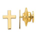 Load image into Gallery viewer, 14K Yellow Gold Polished Cross Tie Tac
