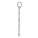 Load image into Gallery viewer, 14K White Gold Budded Cross Charm