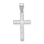 Load image into Gallery viewer, 14K White Cross Charm 25mm length