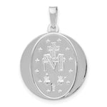 Load image into Gallery viewer, 14K White Gold Miraculous Medal