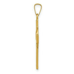 Load image into Gallery viewer, 14K Yellow Gold Celtic Cross Charm 32mm length