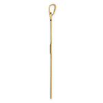 Load image into Gallery viewer, 14K Yellow Gold Cross Charm 50mm length