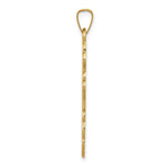 Load image into Gallery viewer, 14K Yellow Gold Eastern Orthodox Cross Pendant 34mm length