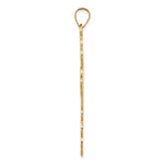 Load image into Gallery viewer, 14K Yellow Gold Eastern Orthodox Cross Pendant 50mm length