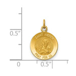 Load image into Gallery viewer, 14K Yellow Gold Saint Andrew Medal Charm