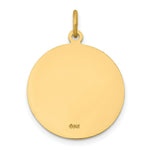 Load image into Gallery viewer, 14K Yellow Gold Saint John Medal Pendant 19mm width