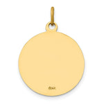 Load image into Gallery viewer, 14K Yellow Gold Saint John Baptist Medal Pendant 19mm width
