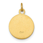 Load image into Gallery viewer, 14K Yellow Gold Saint Gerard Medal Charm 12mm width