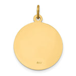Load image into Gallery viewer, 14K Yellow Gold Saint Gerard Medal Pendant 19mm width
