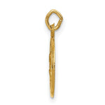 Load image into Gallery viewer, 14K Yellow Gold Saint Peter Medal Charm 12mm width