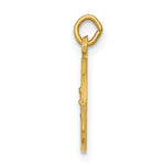 Load image into Gallery viewer, 14K Yellow Gold Our Lady of Perpetual Help Medal Charm 12mm width