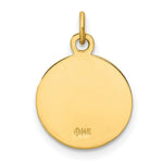 Load image into Gallery viewer, 14K Yellow Gold Our Lady of Mt. Carmel Medal Charm 12mm width