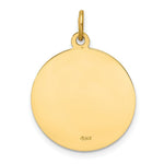 Load image into Gallery viewer, 14K Yellow Gold Our Lady of Mt. Carmel Medal Charm 18mm width