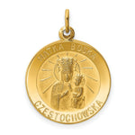 Load image into Gallery viewer, 14K Yellow Gold Matka Boska Medal Charm