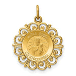 Load image into Gallery viewer, 14K Yellow Gold Matka Boska Medal Charm