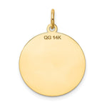 Load image into Gallery viewer, 14K Yellow Gold Saint Jude Thaddeus Charm 20mm width