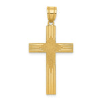 Load image into Gallery viewer, 14K Yellow Gold Laser Designed Cross 41mm length