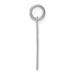 Load image into Gallery viewer, 14K White Gold Laser Designed Cross Charm 23mm length