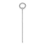 Load image into Gallery viewer, 14K White Gold Laser Designed Cross Pendant 33mm length