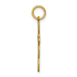 Load image into Gallery viewer, 14K Yellow Gold Laser Designed Cross Pendant 27mm length