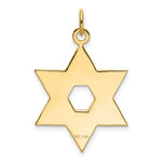 Load image into Gallery viewer, 14K Yellow Gold Laser Designed Star of David Pendant