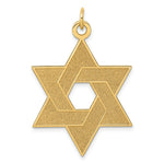 Load image into Gallery viewer, 14K Yellow Gold Laser Designed Star of David Pendant