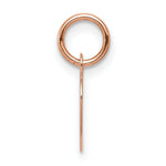 Load image into Gallery viewer, 14K Rose Gold Plain .018 Gauge Engraveable Heart Disc Charm Pendant