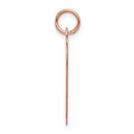 Load image into Gallery viewer, 14K Rose Gold Plain .013 Gauge Engraveable Heart Disc Charm Pendant