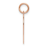 Load image into Gallery viewer, 14K Rose Gold Heart Disc Charm