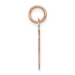 Load image into Gallery viewer, 14K Rose Gold Plain .013 Gauge Engraveable Heart Disc Charm