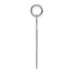Load image into Gallery viewer, 14K White Gold Plain .027 Gauge Engravable Heart 26x24mm Charm