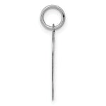 Load image into Gallery viewer, 14K White Gold Heart Disc Charm 18mm Diameter