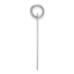 Load image into Gallery viewer, 14K White Gold Plain .027 Gauge Engraveable Dog Tag Disc Charm