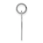 Load image into Gallery viewer, 14K White Gold Plain .011 Gauge Engraveable Heart Disc Charm