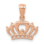 Load image into Gallery viewer, 14K Rose Gold Crown Pendant
