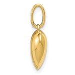 Load image into Gallery viewer, 14K Yellow Gold Polished Puffed Heart Pendant