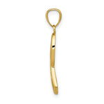 Load image into Gallery viewer, 14K Yellow Gold Polished Hope Ribbon Pendant