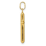 Load image into Gallery viewer, 14K Yellow Gold Polished Hollow Latin Cross Charm Pendant