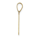 Load image into Gallery viewer, 14K Yellow Gold Polished Etched Letter A Initial Pendant