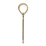 Load image into Gallery viewer, 14K Yellow Gold Polished Etched Letter P Initial Pendant