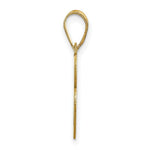 Load image into Gallery viewer, 14K Yellow Gold Polished Script Letter B Initial Pendant