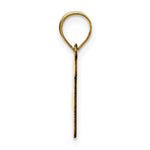 Load image into Gallery viewer, 14K Yellow Gold Polished Script Letter F Initial Pendant