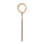 Load image into Gallery viewer, 14K Yellow Gold Polished Script Letter J Initial Pendant