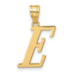 Load image into Gallery viewer, 14K Yellow Gold Polished Letter E Initial Pendant